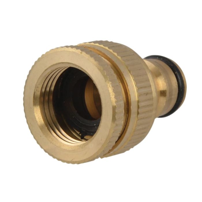 FAITHFULL | TAP CONNECTOR | BRASS | ½" & ¾" main product photo
