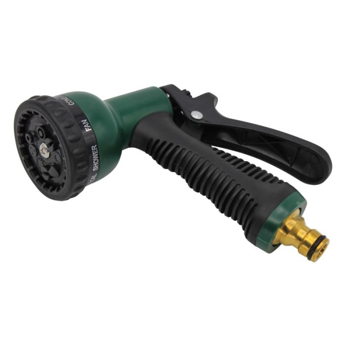 FAITHFULL | 9 PATTERN GARDEN SPRAY GUN | PLASTIC | ½" main product photo