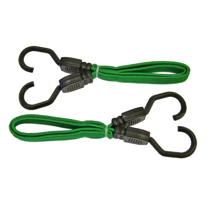 FAITHFULL | FLAT BUNGEE FLAT CORD | GREEN | 24" | PACK 2 main product photo