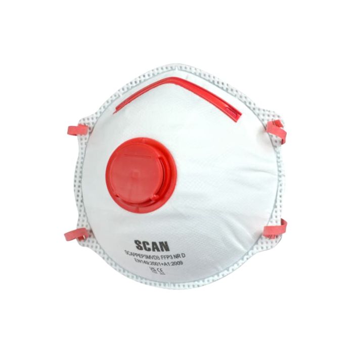 SCAN | MASK | MOULDED | VALVED | DISPOSABLE | FFP3 | PACK 2 main product photo
