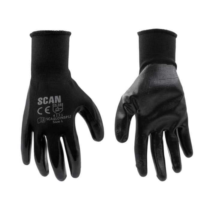 SCAN | GLOVES | SEAMLESS INSPECTION | LARGE | PACK 12 main product photo