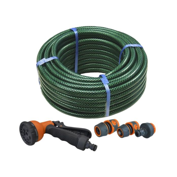 FAITHFULL | HOSEPIPE | PVC REINFORCED | FITTINGS & SPRAY GUN | 15M | ½" main product photo