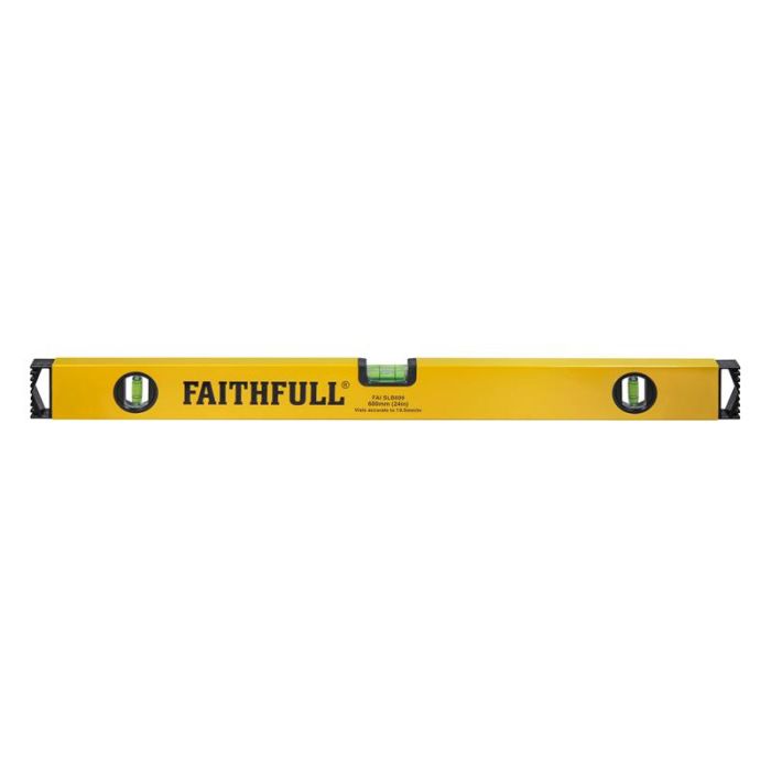 FAITHFULL | BOX SPIRIT LEVEL | 3 VIAL | 600MM main product photo