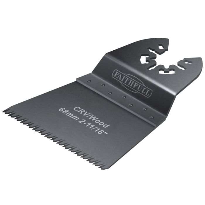 FAITHFULL | MULTI-TOOL BLADE | FLUSH | SIDE SET | WOOD | 68MM | PACK 5 main product photo