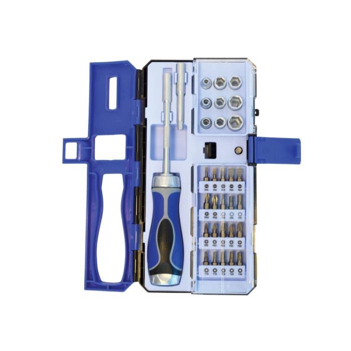 FAITHFULL | RATCHET SCREWDRIVER & SOCKET SET | 33 PIECE main product photo