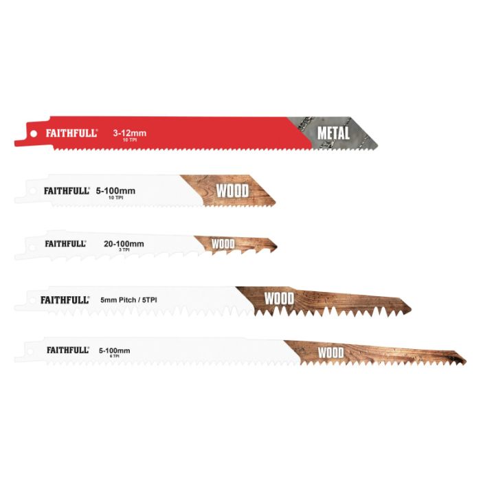 REAL DEALS XMAS 2024 | FAITHFULL | SABRE SAW BLADE | 15 PIECE main product photo