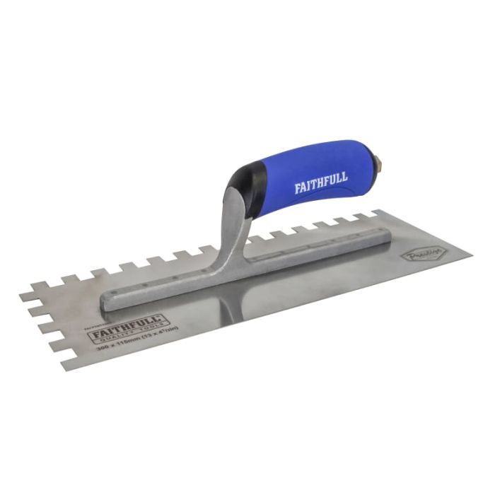 FAITHFULL | PRESTIGE | NOTCHED TROWEL | 330 X 115MM main product photo