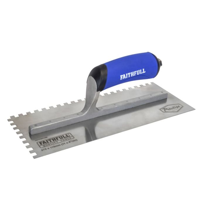 FAITHFULL | PRESTIGE | NOTCHED TROWEL | 275 X 115MM main product photo
