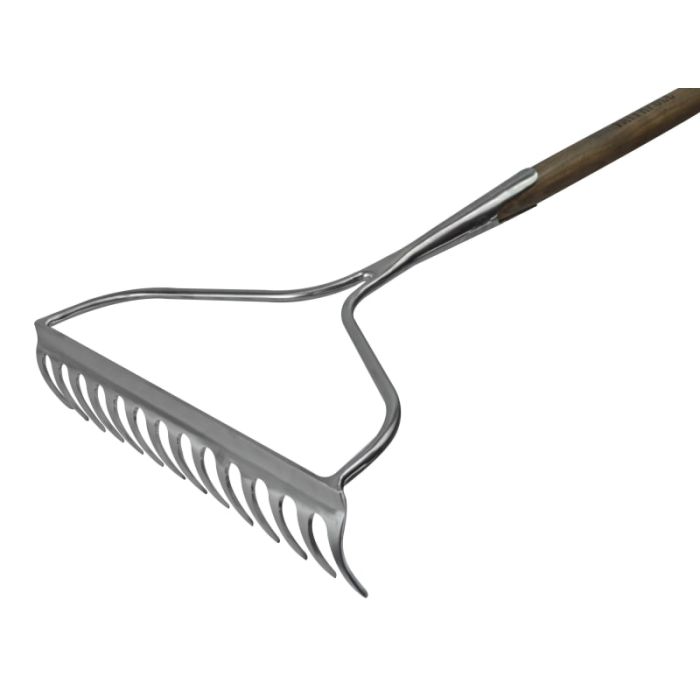 FAITHFULL | PRESTIGE | GARDEN RAKE | STAINLESS STEEL | ASH HANDLE main product photo