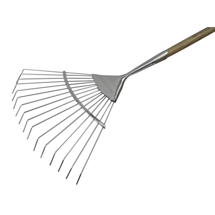 FAITHFULL | PRESTIGE | LAWN RAKE | STAINLESS STEEL | ASH HANDLE main product photo