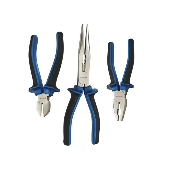 REAL DEALS XMAS 2023 | FAITHFULL | HANDYMAN PLIERS | SET | 3 PIECE main product photo