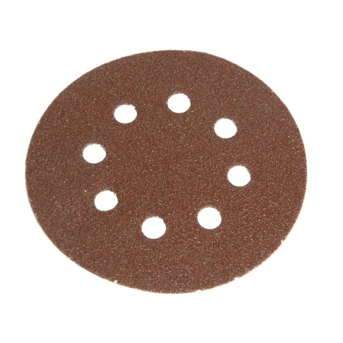 FAITHFULL | ROUND SANDING PAPER | HOOK & LOOP | 125MM | MEDIUM | 80G | PACK 5 main product photo
