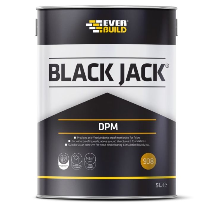 EVERBUILD | 908 | BLACK JACK | DPM | 5L main product photo