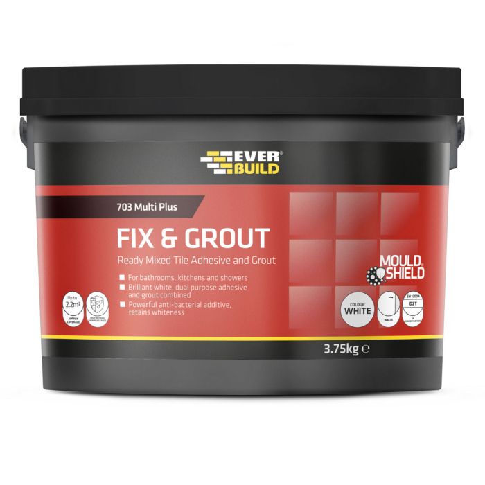 EVERBUILD | 703 | FIX & GROUT TILE ADHESIVE | 7.5KG main product photo