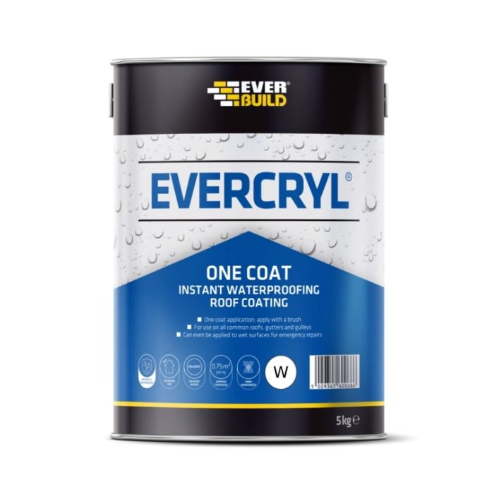EVERBUILD | EVERCRYL | ONE COAT | WHITE | 5KG main product photo