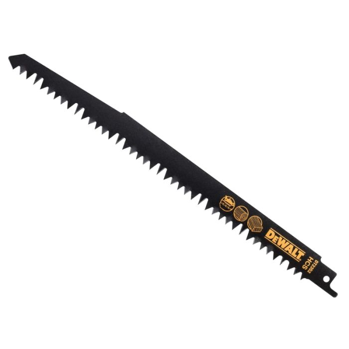 DEWALT | RECIPROCATING BLADES | 2X LIFE | HCS | 240MM | 5/6.5 TPI | PACK 5 main product photo
