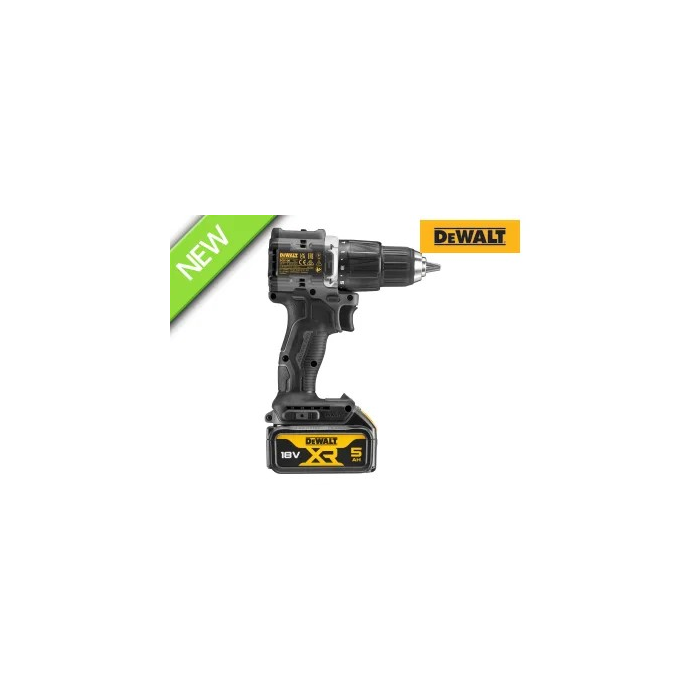 DEWALT | XR | 100 YEAR LIMITED EDITION COMBI DRILL | DCD100 | 18V | 2 X 5AH BATTERIES + CHARGER main product photo