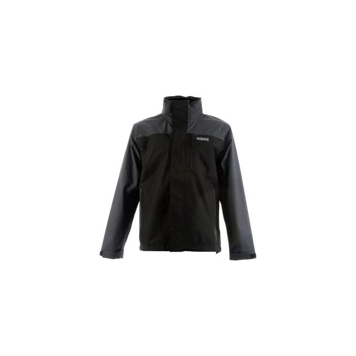 DEWALT | CLOTHING | STORM WATERPROOF ZIP JACKET | BLACK / GREY main product photo