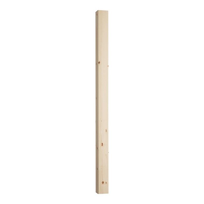 CHESHIRE MOULDINGS | STAIR PARTS | NEWEL POST | FULL | BLANK | 1500 X 91 X 91 | PINE main product photo