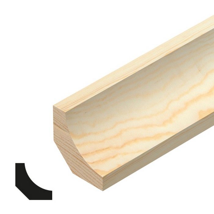CHESHIRE MOULDINGS | TM978 | SCOTIA | 2400 X 30 X 30 | PINE main product photo