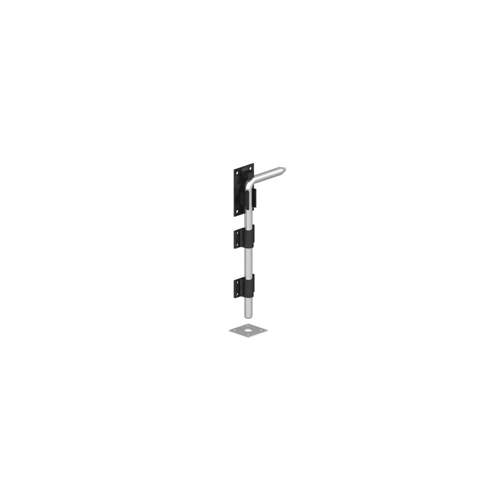 BIRKDALE GM | GARAGE DOOR BOLT | 12" | 300MM | EPOXY BLACK main product photo