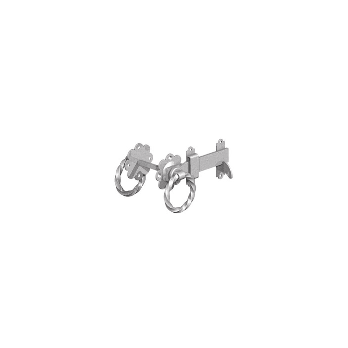 BIRKDALE GM | TWISTED RING GATE LATCH | 6" | 150MM | GALVANISED main product photo