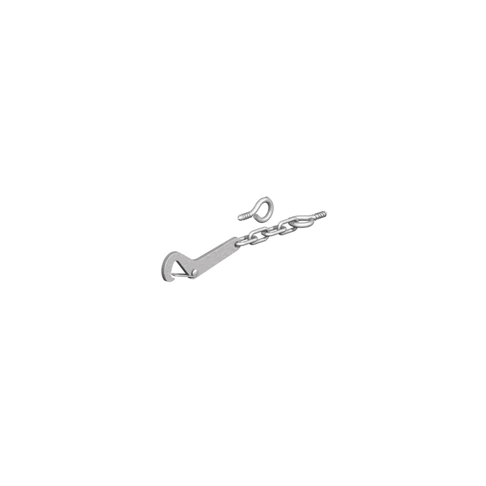BIRKDALE GM | SAFETY GATE HOOK & EYE | 6" | 150MM | GALVANISED main product photo