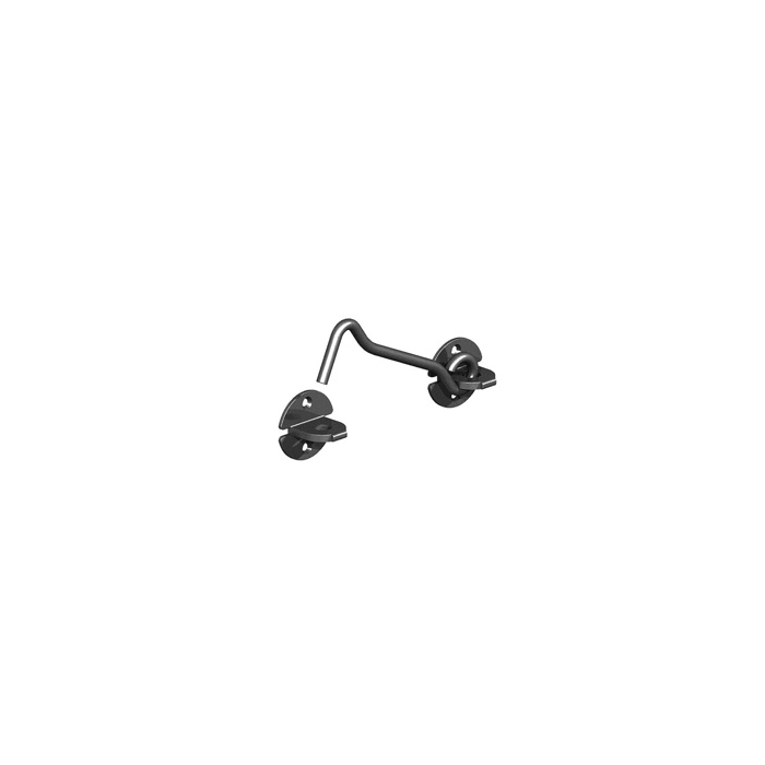 BIRKDALE GM | CABIN HOOKS WIRE PATTERN | 6" | 150MM | EPOXY BLACK main product photo