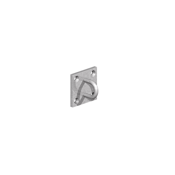 BIRKDALE GM | STAPLE ON PLATE 2 X 2" | 50 X 50MM | GALVANISED | PACK 2 main product photo