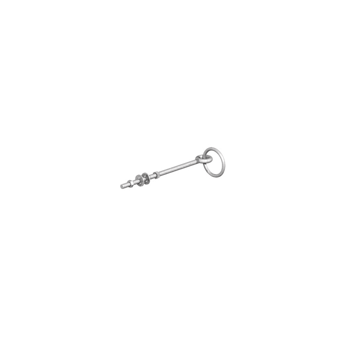 BIRKDALE GM | MANGER RING ON EYEBOLT | 3 X 8" | 75 X 200MM | BZP main product photo