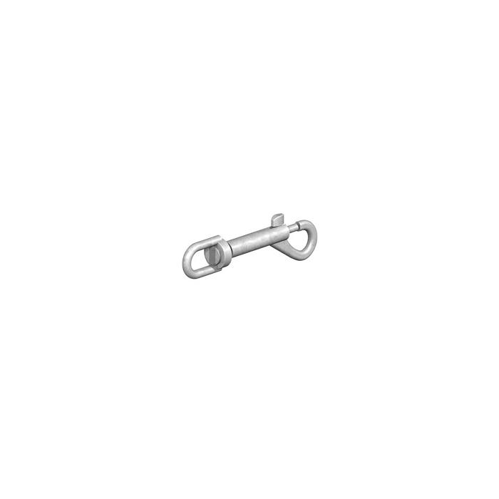 BIRKDALE GM | SWIVEL HARNESS SNAP HOOK | 3 X ¾" | 76 X 19MM | NICKEL PLATED main product photo