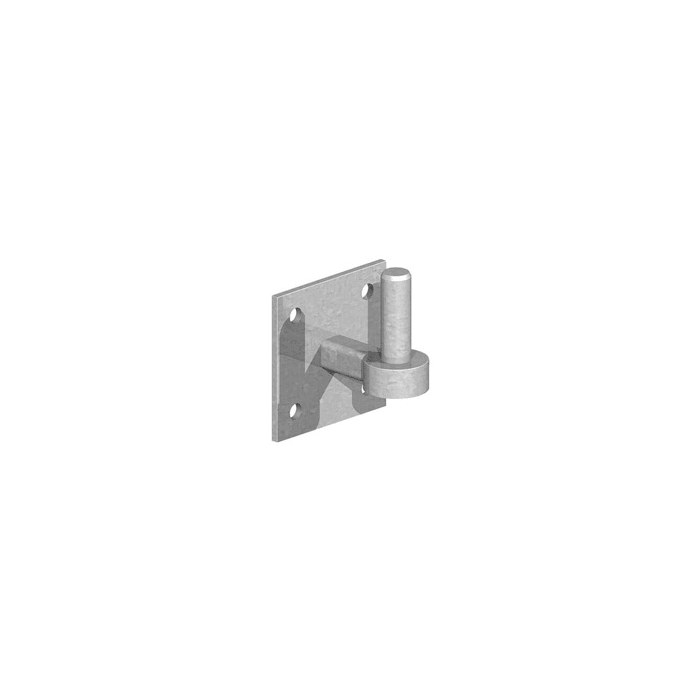 BIRKDALE FA | FIELD GATE HOOK ON PLATE | 4 X 4 X ¾" | 100 X 100 X 19MM | GALVANISED main product photo