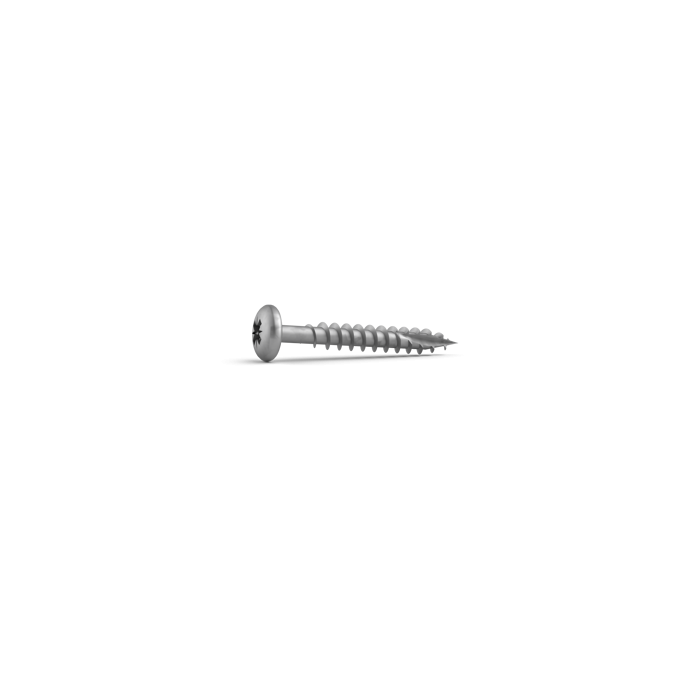 BIRKDALE DURAPOST | PAN HEAD SCREW | 4 X 40MM | RUSPERT SILVER | BAG 10 main product photo