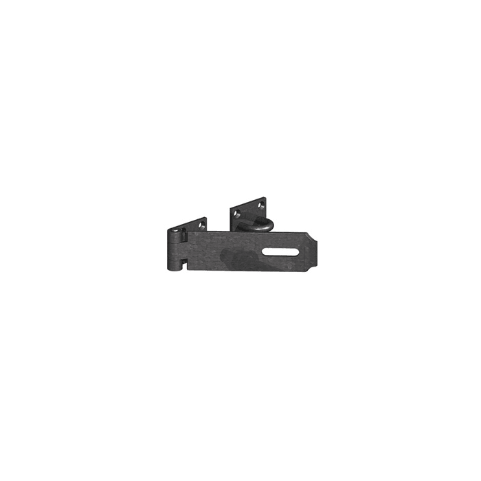 BIRKDALE GM | HEAVY SAFETY PATTERN HASP & STAPLE | 7" | 180MM | EPOXY BLACK main product photo