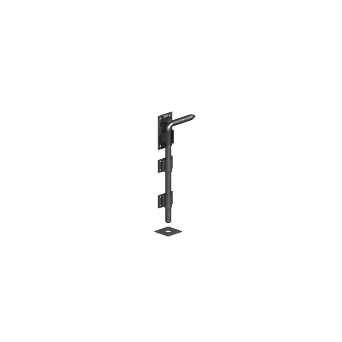 BIRKDALE GM | PREMIUM BLACK GARAGE DOOR BOLT | 18" | 450MM | PREMIUM BLACK main product photo