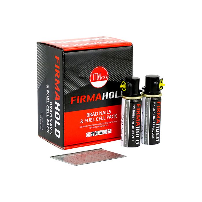 TIMCO | FIRMAHOLD COLLATED | ANGLED BRAD NAILS | GALVANISED | 2 FUEL | 16G X 64MM | BOX 2000 main product photo