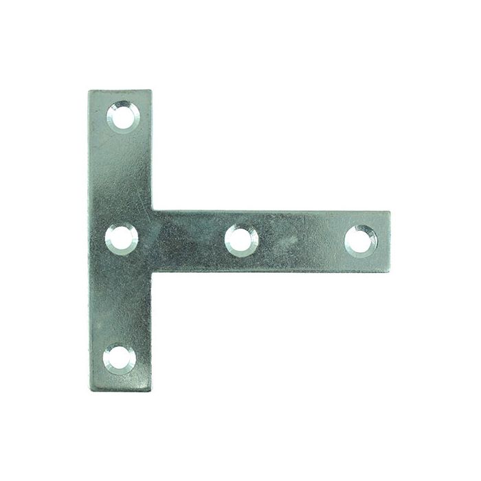 TIMCO | TEE PLATES | ZINC | 76MM X 76MM X 16MM | PACK 2 main product photo