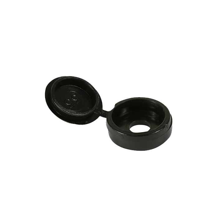 TIMCO | HINGED SCREW CAP | LARGE | BLACK | 5.0 - 6.0 | PACK 50 main product photo