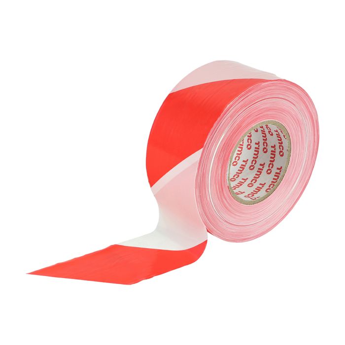 TIMCO | BARRIER TAPE | RED & WHITE | 500M X 70MM main product photo