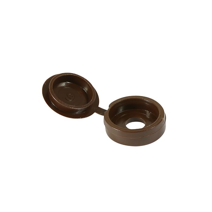 TIMCO | HINGED SCREW CAPS | SMALL | BROWN | 3.0 - 4.5 | PACK 100 main product photo
