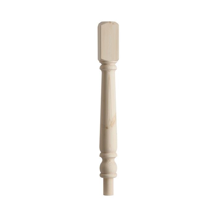 CHESHIRE MOULDINGS | STAIR PARTS | NEWEL POST | FULL | TURNED | 820 X 91 X 91 | PINE main product photo