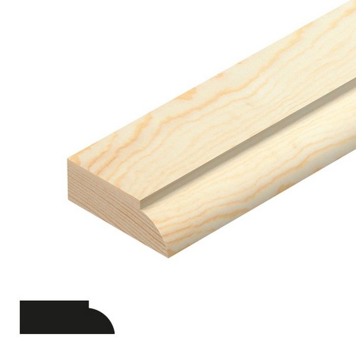 CHESHIRE MOULDINGS | TM55124 | DOOR STOP | 2400 X 12 X 34 | PINE main product photo