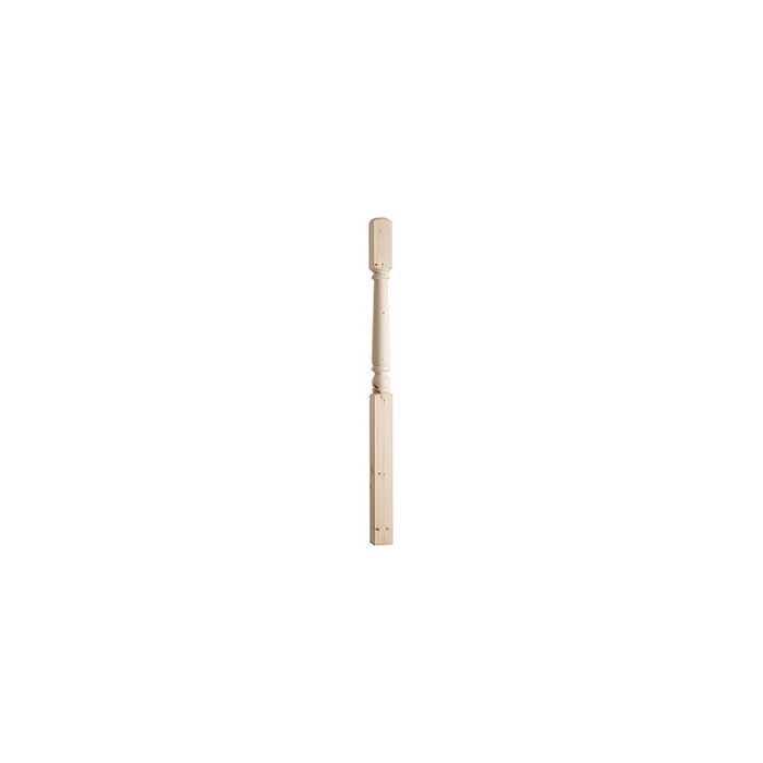 CHESHIRE MOULDINGS | STAIR PARTS | NEWEL POST | FULL | TURNED | 1500 X 91 X 91 | PINE main product photo