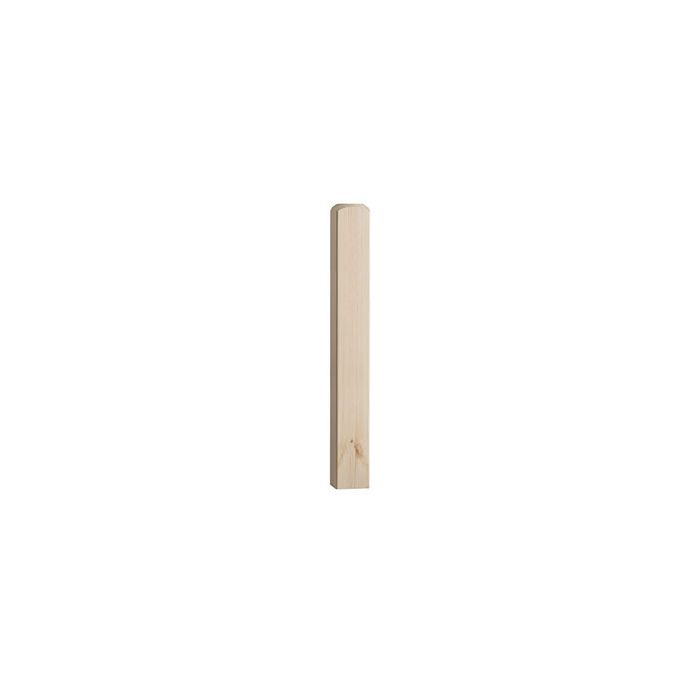 CHESHIRE MOULDINGS | STAIR PARTS | NEWEL BASE | FULL | 915 X 91 X 91 | PINE main product photo