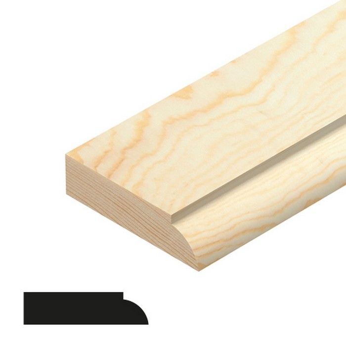 CHESHIRE MOULDINGS | TM55224 | DOOR STOP | 2400 X 12 X 46 | PINE main product photo