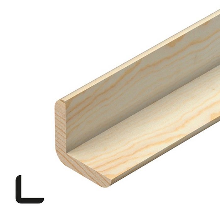CHESHIRE MOULDINGS | TM504 | CUSHION CORNER ANGLE | 2400 X 40 X 40 | PINE main product photo