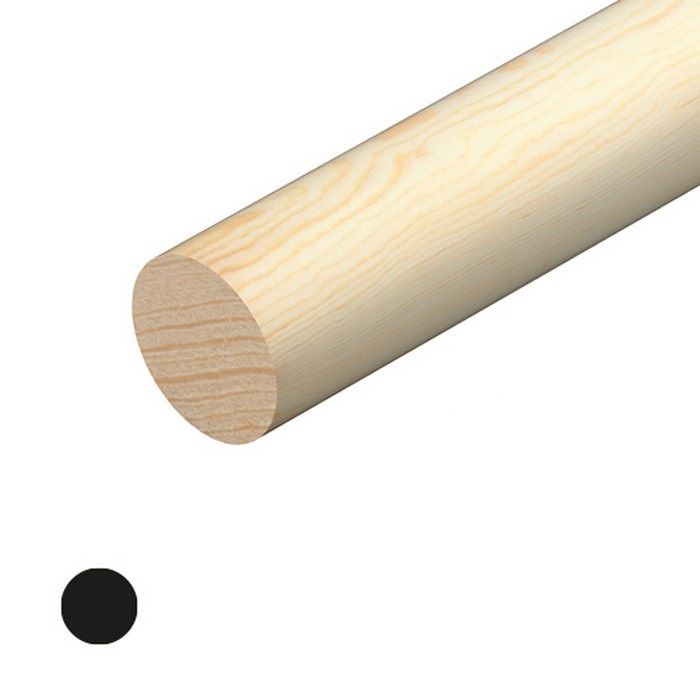 CHESHIRE MOULDINGS | TM535 | DOWEL | 2400 X 21 X 21 | PINE main product photo