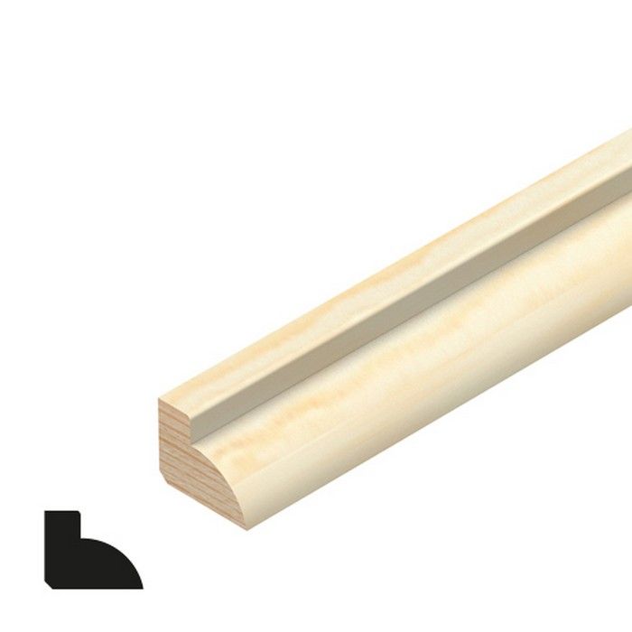 CHESHIRE MOULDINGS | TM571 | GLASS BEAD | 2400 X 12 X 9 | PINE main product photo