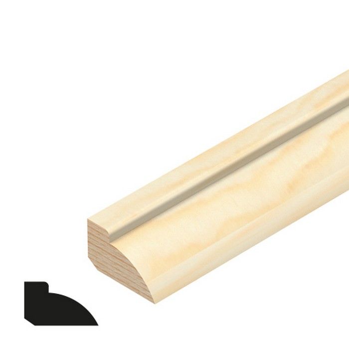 CHESHIRE MOULDINGS | TM572 | GLASS BEAD | 2400 X 9 X 15 | PINE main product photo