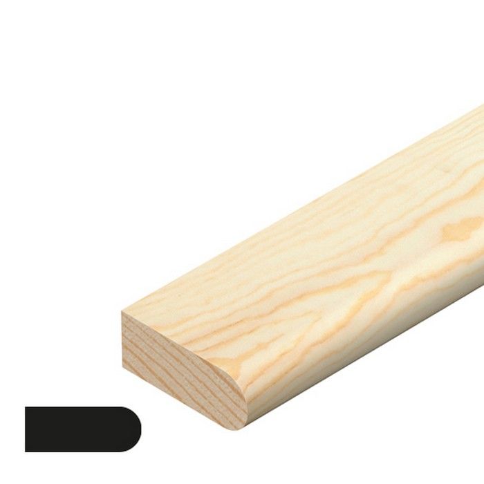 CHESHIRE MOULDINGS | TM651 | PARTING GLASS BEAD | 2400 X 8 X 21 | PINE main product photo